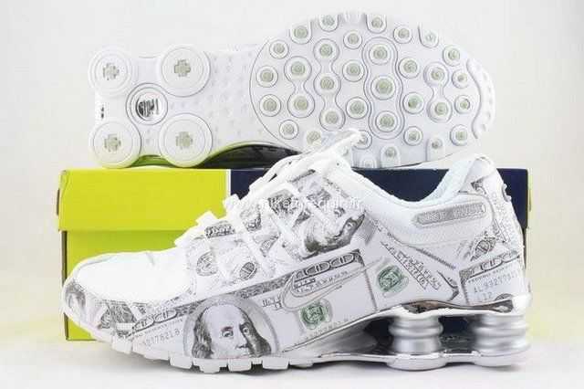 Gris Et Blanc Shox Nz Baskets
